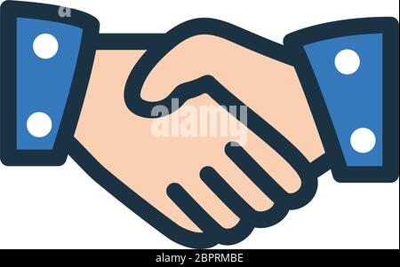 Magnifique, méticuleusement conçu Handshake icône, accord, vecteur de transaction. Icône Vector bien organisée et entièrement modifiable pour le stock vectoriel et bien d'autres Illustration de Vecteur
