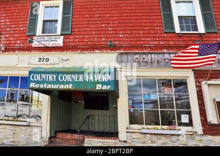 Ancien restaurant et taverne Selauket long Island New York Banque D'Images