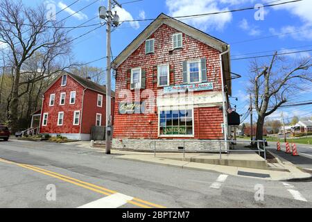 Ancien restaurant et taverne Selauket long Island New York Banque D'Images