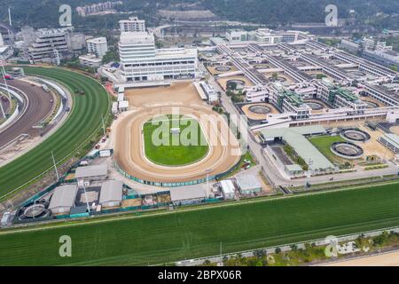 SHA Tin, Hong Kong, 17 mars 2019 : hippodrome SHA Tin à Hong Kong Banque D'Images