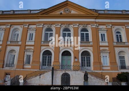 Les œuvres de soie San Lucio, Caserta, à tisser la soie tissage des Bourbons Banque D'Images