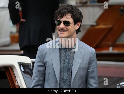 VENISE, ITALIE - SEPTEMBRE 04 : Andrea Bosca est vue lors du 71e Festival International du film de Venise le 4 septembre 2014 à Venise, Italie Banque D'Images