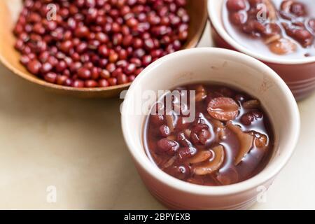 Soupe aux haricots rouges Banque D'Images