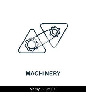 Icône de machine de la collection d'impression 3d. Icône machine simple Line pour les modèles, la conception Web et les infographies Illustration de Vecteur