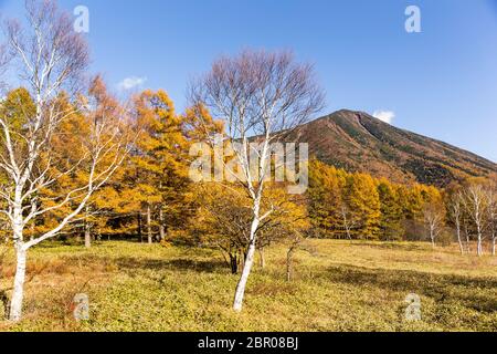 Mont Nantai en automne Banque D'Images