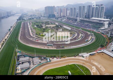 SHA Tin, Hong Kong, 17 mars 2019 : hippodrome SHA Tin à Hong Kong Banque D'Images