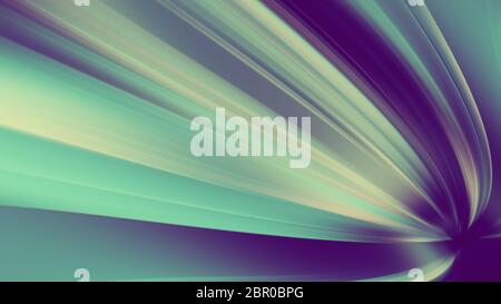 Les couleurs brillent, flou des lignes, verre transparent, fond abstrait. Le rendu 3D Banque D'Images