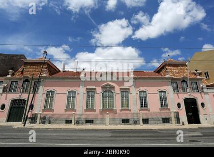 La maison noble de Lazaro Leitao Aranha a été construit au début du xviiie siècle, a une histoire unique organe central, flanqué de deux autres organes surmontée de m Banque D'Images