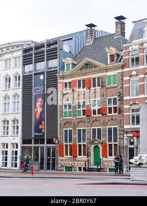 Amsterdam, pays-Bas- 13 mars 2019 : la maison de Rembrandt est une maison dans le centre d'Amsterdam, aujourd'hui un musée. Banque D'Images