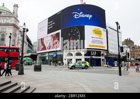 L'écran de Piccadilly Advertising, Piccadilly Circus, Londres Banque D'Images