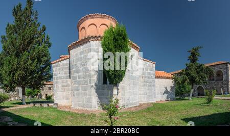 Église byzantine de Sainte Marie à Apollonia, Albanie Banque D'Images