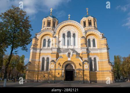 Cathédrale Saint-Volodymyr à Kiev, Ukraine Banque D'Images