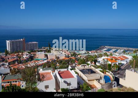 Station balnéaire de Los Gigantes sur l'île de Tenerife, îles Canaries, Espagne Banque D'Images