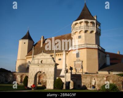 Château de Rosenburg, l'un des plus célèbres châteaux de la basse-Autriche Banque D'Images