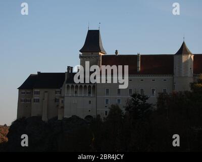 Château de Rosenburg, l'un des plus célèbres châteaux de la basse-Autriche Banque D'Images