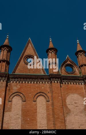 Côté de la Duomo di San Pietro di Mantova (cathédrale de San Pietro de Mantoue) Banque D'Images