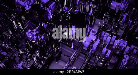 L'électronique et de l'industrie des semi-conducteurs comme une entreprise de l'avenir Banque D'Images