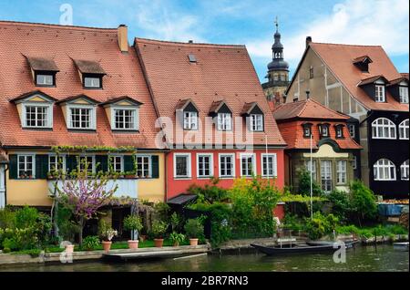 Klein Veneig an der Regnitz, Bamberg Banque D'Images