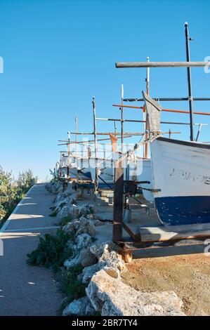Côte près de Colonia de Sant Jordi (ou Colonia de San Jorge), Majorque, Espagne, Europe. Banque D'Images