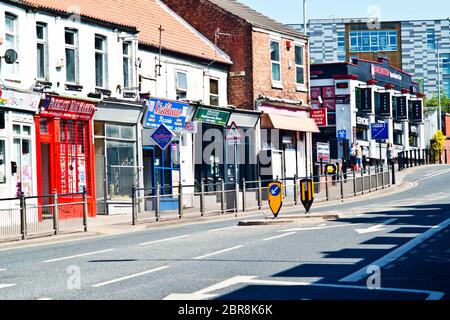 Magasins, Parkgate, Darlington, Angleterre Banque D'Images