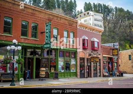 Deadwood, SD, États-Unis - 30 mai 2019 : ville bien connue pour son histoire de la ruée vers l'or Banque D'Images