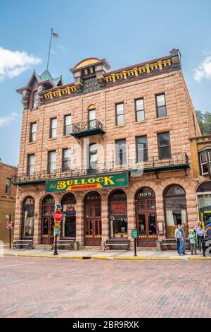 Deadwood, SD, Etats-Unis - 30 mai 2019 : The Bullock Hotel Banque D'Images