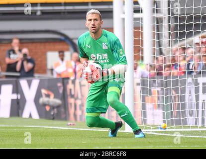 LONDRES, ANGLETERRE - 31 AOÛT 2019 : Vicente Guaita du Palais photographié lors du match de la première ligue 2019/20 entre Crystal Palace FC et Aston Villa FC à Selhurst Park. Banque D'Images