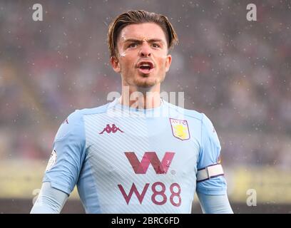 LONDRES, ANGLETERRE - 31 AOÛT 2019 : Jack Grealish de Villa photographié pendant le match de la Premier League 2019/20 entre Crystal Palace FC et Aston Villa FC à Selhurst Park. Banque D'Images