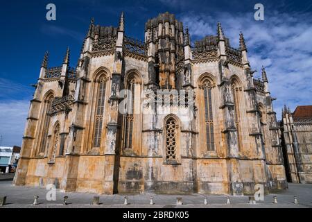 Monastère de Sainte Marie de la victoire à Batalha, Portugal Banque D'Images