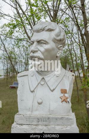 Buste de Joseph Staline dans le Musée du réalisme socialiste. Frumushika Nova, Oblast d'Odessa, Ukraine, Europe de l'est Banque D'Images