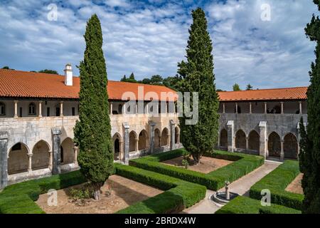 Cloître du roi Afonso au monastère de Sainte Marie de la victoire à Batalha, Portugal Banque D'Images