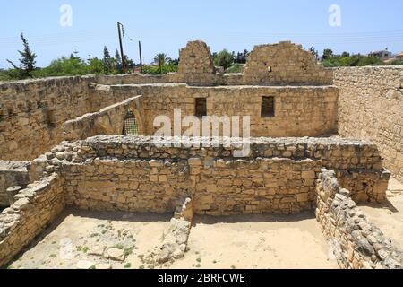 Ruine de l'ancien château de Kolossi près de Limassol, Chypre Banque D'Images