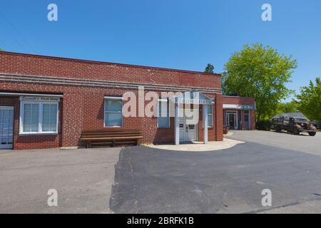 Mount Airy, Caroline du Nord, États-Unis - 10 mai 2020 : Mayberry, situé dans la ville de Mount Airy où Andy Griffith a grandi et inspiré le spectacle des années 1960 Banque D'Images