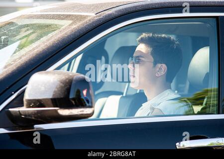 Paulo Dybala arrive à la session d'entraînement individuel du FC Juventus pendant le Covid-19. Au stade Allianz, à Turin, en Italie, le 20 mai 2020 (photo d'Alberto Gandolfo/Pacific Press/Sipa USA) Banque D'Images