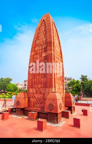 Mémorial du massacre de Jallianwala Bagh dans la ville d'Amritsar, dans l'État indien du Pendjab Banque D'Images