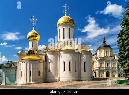 Cathédrale de la Trinité à Trinity Sergius Lavra. Sergiyev Posad, Russie Banque D'Images