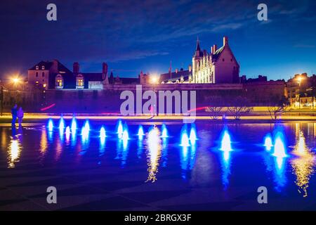 Château des Ducs de Bretagne ou Chateau des ducs de Bretagne est un château dans la ville de Nantes en France Banque D'Images