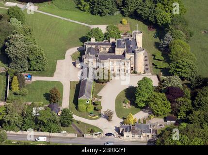 Vue aérienne du Walworth Castle Hotel Banque D'Images