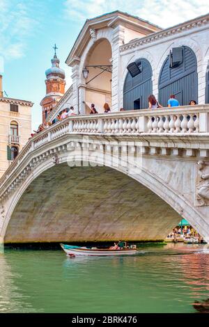 Ponte di Rialto, Venise, Italie Banque D'Images