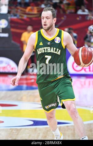 Joe Ingles (Australie). Coupe du Monde de Basket-ball de la FIBA, Chine 2019, demi-finale Banque D'Images