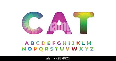 modèle en fourrure à motif police coloré Illustration de Vecteur