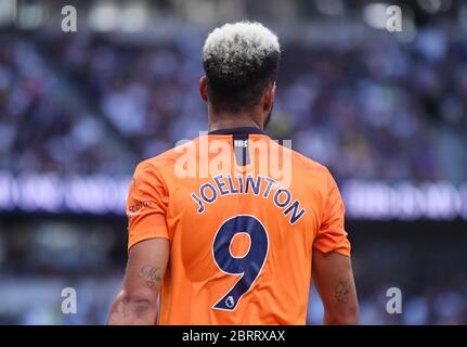 LONDRES, ANGLETERRE - 25 AOÛT 2019 : Joelinton Cassio Apolinario de Lira de Newcastle, photographié lors du match de la première ligue 2019/20 entre Tottenham Hotspur FC et Newcastle United FC au stade Tottenham Hotspur. Banque D'Images