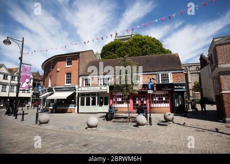 Le centre-ville de High Wycombe à Buckinghamshire, Royaume-Uni Banque D'Images