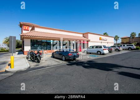 Restaurant McDonald's drive-in, Las Vegas, Nevada, États-Unis Banque D'Images