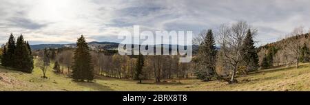 Landschaft im Boehmerwald Banque D'Images