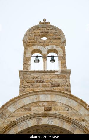 L'église orthodoxe grecque nouvellement construite de Jean-Baptiste dans le site du Baptême 'Béthanie au-delà du Jourdain' (Al-Maghtas), Jordanie Banque D'Images