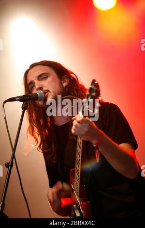 Green Man Festival, Crickhowell, un des artistes de 2013 sur scène, le 18 août sur le domaine de Glan Usk Crickhowell, Powys Wales. ©PRWPhot Banque D'Images