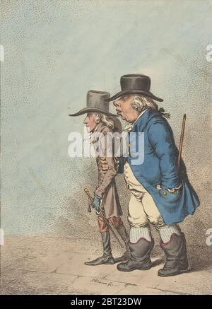 Pylades et Oreste, 1er avril 1797. Banque D'Images