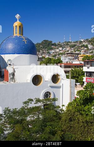 Cathédrale Nuestra Señora de la Soledad dans la vieille ville d'Acapulco, Etat de Guerrero, Mexique, Amérique du Nord Banque D'Images