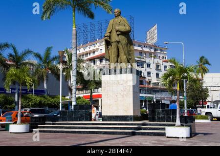 Statue de Benito Juarez sur le Malecon, Acapulco Ville, État de Guerrero, au Mexique, en Amérique du Nord Banque D'Images